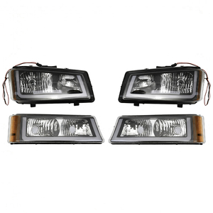 Vente d'éclairage extérieur automobile, mise à niveau des phares LED avant pour <span class=keywords><strong>Chevrolet</strong></span> <span class=keywords><strong>Silverado</strong></span> 2003 2004 <span class=keywords><strong>2005</strong></span> 2006 - Product Image 1
