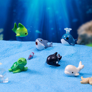 Mini Figuras de Animales Oceánicos de Resina, Miniaturas de Resina, Adornos para Acuarios, para Decoración de Peceras, Macetas y Micro Jardines de Hadas - Product Image 4