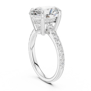 Trendy 10Kt 14Kt 18Kt 22Kt Gold Rhodium Plated Lab Grown <b>Diamond</b> <b>Ring</b> for Women Wedding Engagement Anniversary Gift - Product Image 3