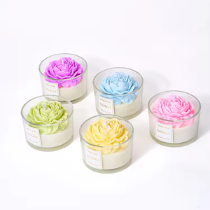 Luxury Handmade Floral-scented Soy Wax <b>Candles</b> <b>Bulk</b> Custom Aromatherapy Scented <b>Candles</b> Suitable for Home and Wedding Fragrances - Product Image 5