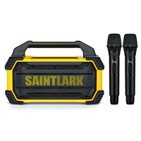 Haut-parleur Bluetooth portable étanche IPX6 pour l'extérieur, équipé d'un micro sans fil UHF, idéal pour les fêtes, les réunions et l'enseignement