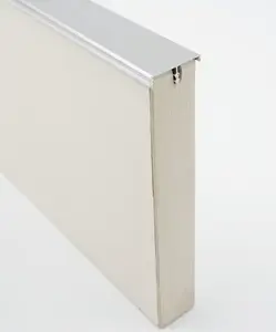 LM Strip pelindung lantai, bentuk T logam pelindung tepi ubin aluminium profil ekstrusi