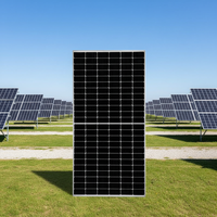 Panneaux solaires PERC demi-cellules bifaciaux pour usage domestique, 400W-600W, montage sur toit, module PV mono avec 420W max.