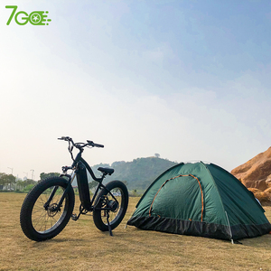 Vtt électrique à pneus larges, 2022 de 48V 500W/1000w, vélo de descente à suspension complète - Product Image 5