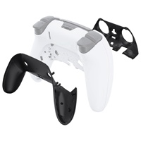 Coque Décorative EXtremeRate Personnalisée pour Manette PS5 Edge – Bandeau Avant, Plaque Arrière, Garniture Décorative Supérieure et Inférieure