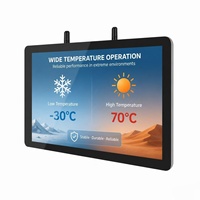 18.5  Panel PC Industri Layar Sentuh Kapasitif LCD Komputer AIO Kontrol Win 10 Tablet PC Industri untuk Pengujian Industri