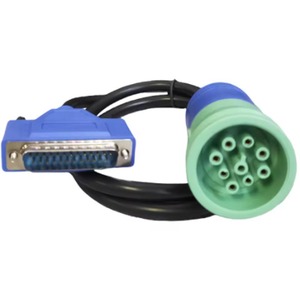 <span class=keywords><strong>C</strong></span>âble d'extension 9Pin au <span class=keywords><strong>c</strong></span>âble de connexion d'instrument de Diagnostic automobile DB25Pin pour Cummins 50/100CM