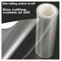 Film PET transparent, rouleaux de film polyester résistant aux hautes températures, film de décollement en PVC rigide, feuilles de Mylar, joints