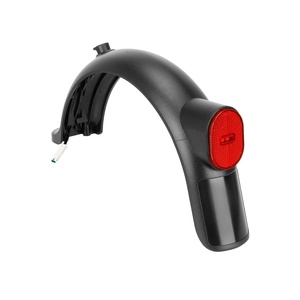 Garde-boue arrière gris pour scooter avec crochet, vis, outil et support pour accessoires de scooter <span class=keywords><strong>Xiaomi</strong></span> Mijia 4 Pro - Product Image 2
