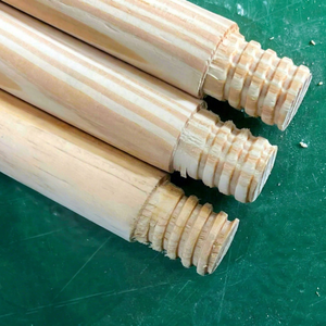 Meilleure Vente Manche de Balai en Pin en Gros, Manche en Bois Naturel de Pin pour Outils de Nettoyage, Longueur Personnalisée OEM - Product Image 1