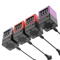 Nouvelle conception, chargeur de bureau rapide 110W à 7 ports Type-C et 1 USB, câbles rétractables, écologique, universel pour téléphones mobiles, montres