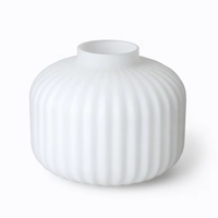 Abat-jour en verre soufflé à la main en sodalime, couleur personnalisable, surface résistante aux taches pour un entretien quotidien facile