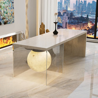 2025 New Style Luxus High-End Acryl Suspension Island Esstisch Flush Bar Light Rock Board Integriert für den Hausgebrauch