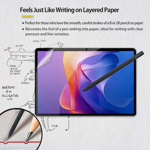 Protection d'écran Paperfeel pour Redmi Pad 2 11 pouces 2025 – <span class=keywords><strong>Film</strong></span> effet papier 3H en PET souple, anti-reflet, anti-rayures, sans bulles - Product Image 3
