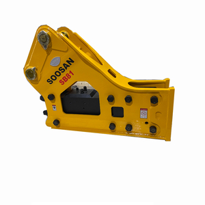 SOOSAN SB81 MARTILLO HIDRÁULICO DE TIPO LATERAL ADECUADO PARA ACCESORIOS DE EXCAVADORA DE GRAN ESCALA CON REPUESTOS CINCES MANGUERAS ETC - Product Image 1