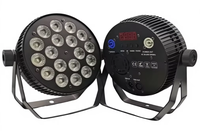 Nouveau projecteur PAR LED plat pour scène, DJ, discothèque, événements, 18x18, 12x18W RGBW
