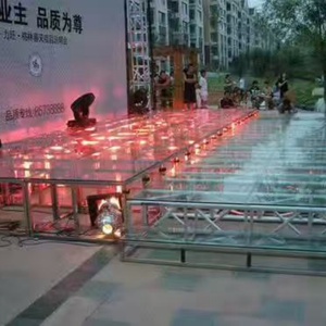 Escenario Móvil con Estructura de Aluminio para Eventos, Pasarela, DJ, Piscina, Bodas, <span class=keywords><strong>Piso</strong></span> de Vidrio Esmerilado, Escenario para Conciertos y Baile - Product Image 6