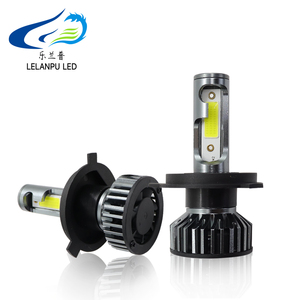 Phare <span class=keywords><strong>LED</strong></span> LELANPU HD avec télécommande Canbus, projecteur à lentille, T10 H4 H7, changement de couleur RGB, ampoules de phare <span class=keywords><strong>LED</strong></span> pour voiture F2, pour vélo - Product Image 1