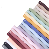 Kertas Pembungkus Bunga Korea Motif Bunga Warna Solid Matte Tahan Air - Promo