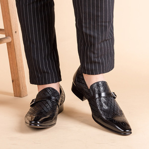 Design Fashion Oxford Shoes Uppers Genuine Leather Shoes Authentic Men's Leather Dress Shoes 37-45 - Product Image 5