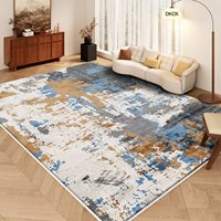 Tapis en laine Axminster tissés à la machine à motifs géométriques, à poils longs et extra épais pour salons et chambres d'hôtes ; Couleurs personnalisées
