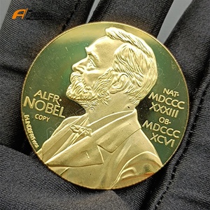 เหรียญสะสมที่ระลึกของ <span class=keywords><strong>Nobel</strong></span> ของที่ระลึกศิลปะโลหะชุบทองของตกแต่งบ้านเหรียญ - Product Image 5