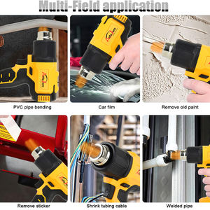 Autojare 20V herramientas de sellado de alta potencia varillas térmicas de cera recargable de litio eléctrico inalámbrico <span class=keywords><strong>pistola</strong></span> de aire caliente pistolas de calor - Product Image 6