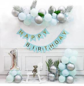 סיטונאי שמח מסיבת יום הולדת באנר רקע התלוי קישוט מספק ברכת יום הולדת נצנצים - Product Image 4