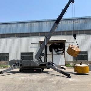 Trung Quốc động cơ diesel điều khiển điện Spider <span class=keywords><strong>Crane</strong></span> thủy lực di động nâng Boom Telescopic - Product Image 3