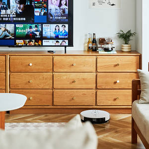 Commode scandinave à 9 tiroirs, en <span class=keywords><strong>bois</strong></span> massif et avec <span class=keywords><strong>quincaillerie</strong></span> en laiton - Product Image 3