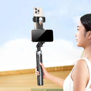 OULAIKE Y21/S Adjustable 180cm Selfie Stick with Remote Lightweight Portable <strong>Tripod</strong> Compatible for iPhone &amp; Android - Product Image 3