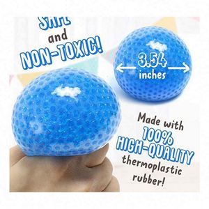 Balles sensorielles anti-stress en PVC/PU/Silicone de haute qualité, écologiques, en forme de pastèque, changeant de couleur, personnalisables - Product Image 3