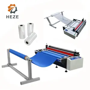 Máquina cortadora de rollos estándar para papel, máquina cortadora de plástico para rollos en piezas