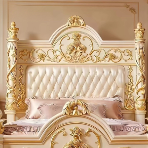 <span class=keywords><strong>Cama</strong></span> Moderna de Madera Maciza <span class=keywords><strong>Estilo</strong></span> Británico Europeo-Americano, <span class=keywords><strong>Cama</strong></span> Matrimonial <span class=keywords><strong>Estilo</strong></span> Inglés para Recámara Principal - Product Image 4