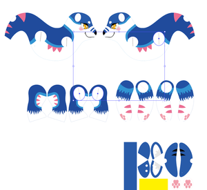 Beile 2026, Animal Inflable de PVC Personalizado de 2.5m de Largo, Zorro Azul en Venta - Product Image 6