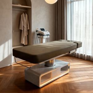 Vente directe d'usine : fauteuil électrique portable et réglable pour soins du visage, <span class=keywords><strong>lit</strong></span> <span class=keywords><strong>de</strong></span> shampooing, système à 3 moteurs, épilation, extensions <span class=keywords><strong>de</strong></span> cils, soins <span class=keywords><strong>de</strong></span> la peau - Product Image 1