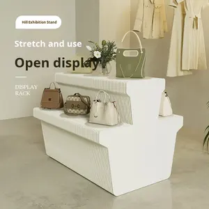 ชั้นวางกระดาษคราฟท์พับได้น้ำหนักเบาเป็นมิตรต่อสิ่งแวดล้อมสไตล์ทันสมัย - Product Image 2