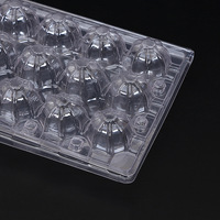 6, 12, 18, 24, 30 trous cartons d'oeufs de caille en plastique, usine supérieure de boîte d'emballage de plateau d'oeufs de caille