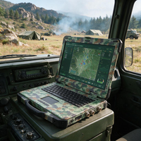 AICSHTER Laptop Industriale Robusto da 15,6 Pollici / Terminale di Comando Mobile per Veicoli Intel I7-11390H IGP Nuovo SSD UE Pannello IPS