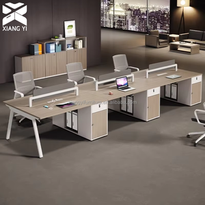 โต๊ะทำงานสำนักงานแบบโมดูลาร์ 4-<span class=keywords><strong>6</strong></span> ที่นั่ง ดีไซน์ทันสมัย สำหรับอาคารสำนักงาน - Product Image 4