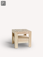 Sofia Mg12 table de chevet design italien tabouret carré créatif tabouret de dressing table de chevet style Wabi Sabi