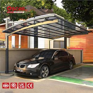Abri de voiture en métal cintré personnalisé pour le stationnement des voitures, adapté aux espaces de <span class=keywords><strong>garage</strong></span>, allées extérieures, cours, abri de voiture en aluminium - Product Image 1