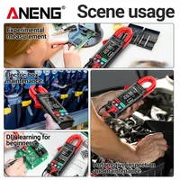 Pince ampèremétrique numérique ANENG ST212, 6000 comptes, True RMS, AC/DC 400A, testeur VA NCV, détection de fil sous tension pour applications électriques automobiles