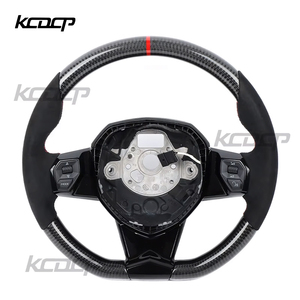 Ajuste para <span class=keywords><strong>Lamborghini</strong></span> Gallardo Aventador <span class=keywords><strong>Huracan</strong></span> URUS LP550 LP560 LP570 LED <span class=keywords><strong>volante</strong></span> de fibra de carbono - Product Image 1