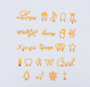 Puce personnalisée COB LED mots mimétiques lettres simulées fête <span class=keywords><strong>Hello</strong></span> Home Love Xmas Dream etc pour A60 G125 G95 G80 Edison ampoule lumière - Product Image 2
