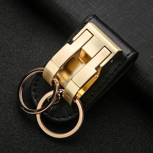 Portachiavi da <span class=keywords><strong>uomo</strong></span> in vita da <span class=keywords><strong>uomo</strong></span> all'ingrosso che appende portachiavi per <span class=keywords><strong>auto</strong></span> in metallo in vera pelle - Product Image 6