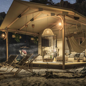 Tente safari africaine de glamping en plein air pour mariage et fête, abri de jardin pour 30 personnes qui ressemble à <span class=keywords><strong>des</strong></span> maisons - Product Image 6
