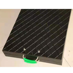 Almohadillas estabilizadoras negras de bloque de grúa estabilizador y fuerte de plástico compuesto - Product Image 1