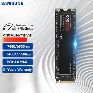 Original Sam-sung 990 PRO 1TB SSD 4TB PCIe Gen 4,0x4 NVMe 2,0 M.2 2280 Disco duro interno de estado sólido 2TB con disipador térmico - Product Image 3
