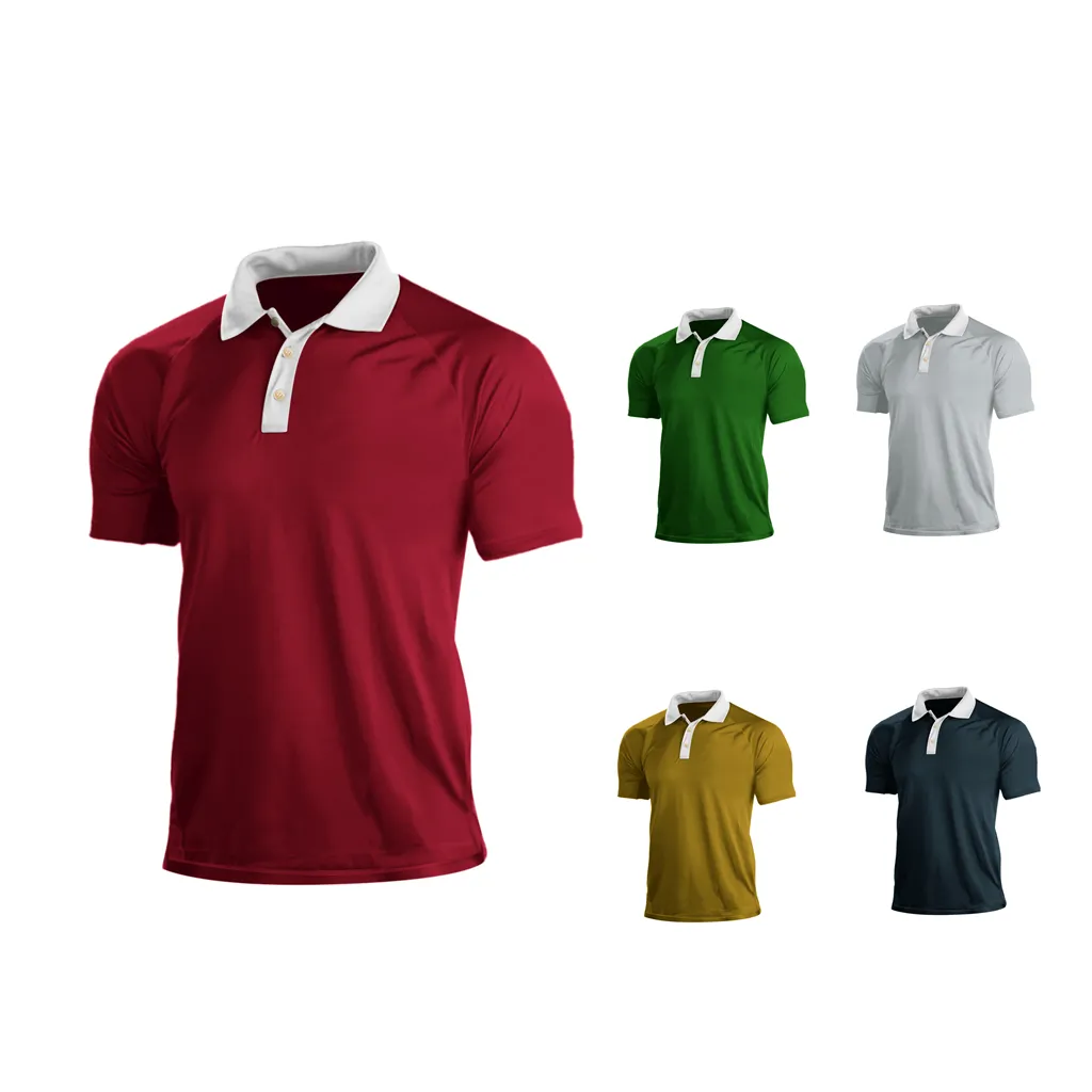 2023 Mesh poliestere personalizzato lavoratore uniforme stampa sportiva plus size manica corta top us golf designer polo personalizzata per uomo